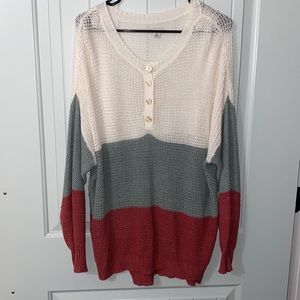 Knit sweater
